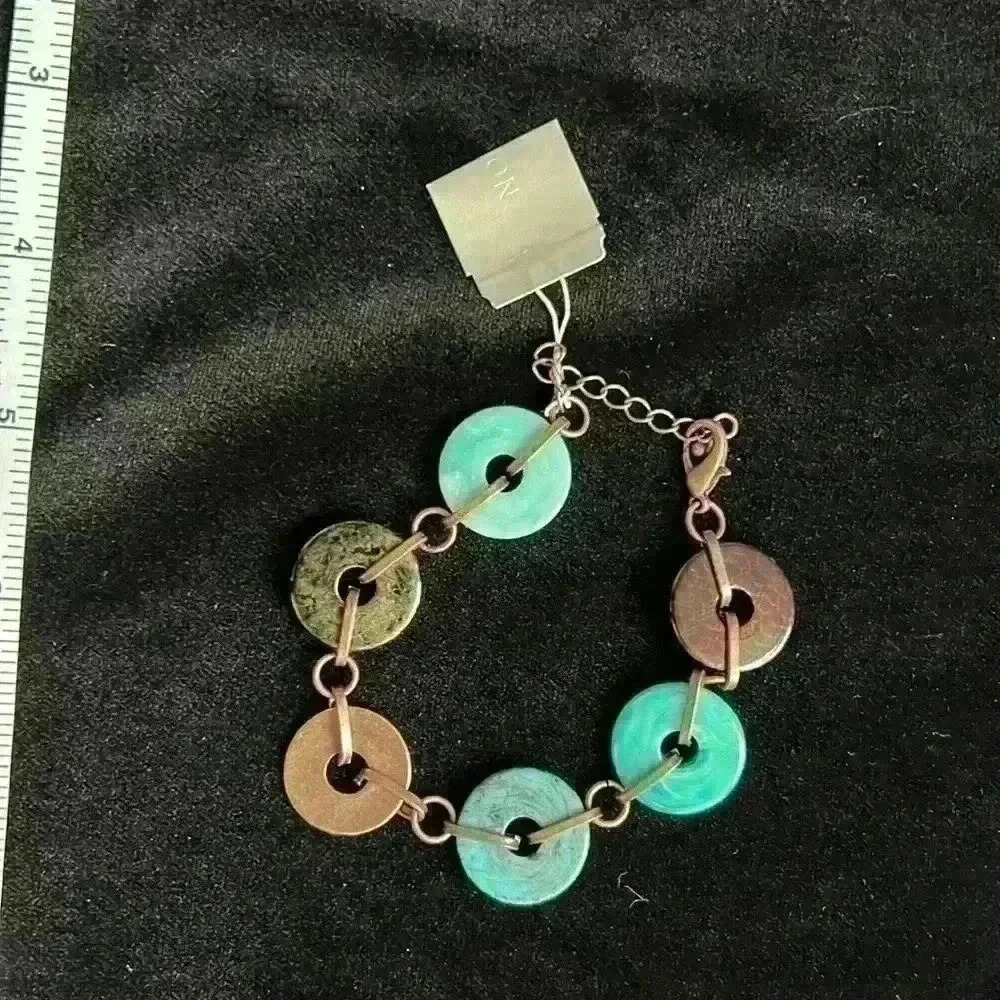 Nordstrom green & brown bracelet  NWT